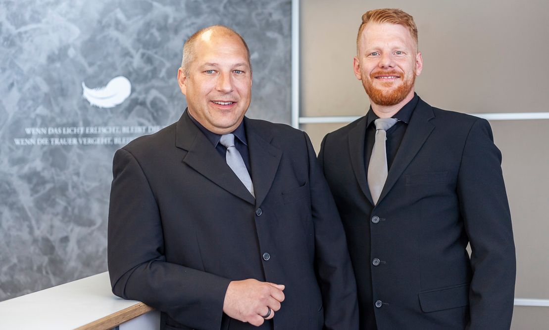 Thomas Becker und Willy Rummeling von Bestattungsdienst Becker & Rummeling in Burgau